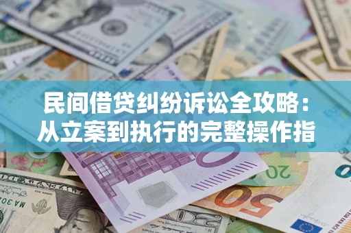 济南民间借贷纠纷诉讼全攻略：从立案到执行的完整操作指南