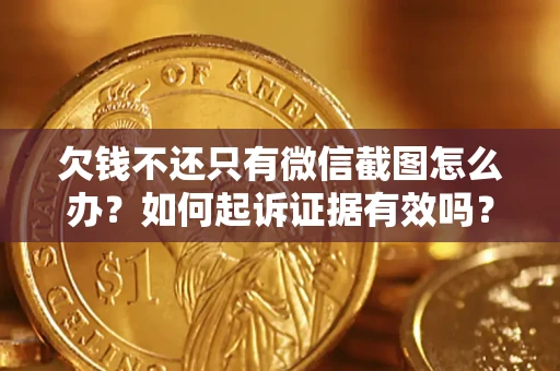 济南欠钱不还只有微信截图怎么办？如何起诉证据有效吗？