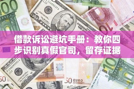 济南借款诉讼避坑手册：教你四步识别真假官司，留存证据不踩雷