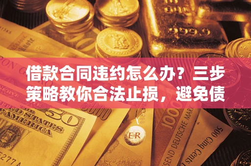 济南借款合同违约怎么办？三步策略教你合法止损，避免债务危机升级