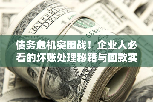 济南债务危机突围战！企业人必看的坏账处理秘籍与回款实战指南