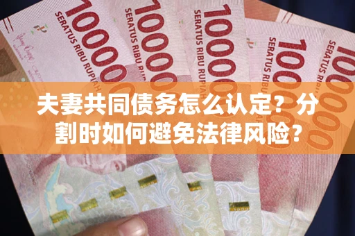 济南夫妻共同债务怎么认定？分割时如何避免法律风险？