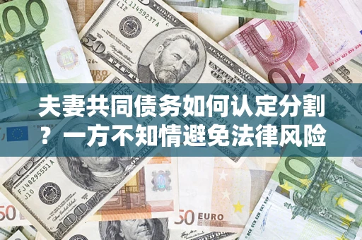 济南夫妻共同债务如何认定分割？一方不知情避免法律风险必看！